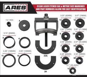 img 3 attached to 🔧 ARES 71503 - Complete Wheel Hub and Bearing Installation Kit - Enhanced Self-Centering Mechanism - Effortless Removal and Replacement of Wheel Hub Bearings