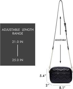 img 3 attached to Lightweight Crossbody Quilted Shoulder Handbags with Wallet - Women's Handbags and Shoulder Bags