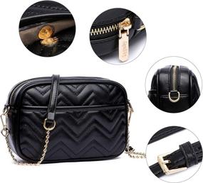 img 2 attached to Lightweight Crossbody Quilted Shoulder Handbags with Wallet - Women's Handbags and Shoulder Bags