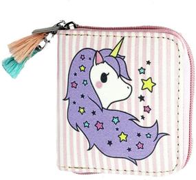 img 4 attached to Timlee Rainbow Unicorn Wallets Unicorn Women's Handbags & Wallets ~ Wallets