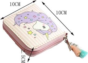 img 1 attached to Timlee Rainbow Unicorn Wallets Unicorn Women's Handbags & Wallets ~ Wallets