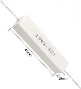 img 2 attached to 12Pcs 10W 1.5 Ohm 5% Cement Power Resistor Winding Ceramic