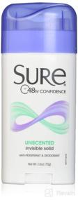 img 2 attached to 🕶️ Sure Anti-Perspirant Deodorant: Totally Invisible, Unscented Underarm Protection