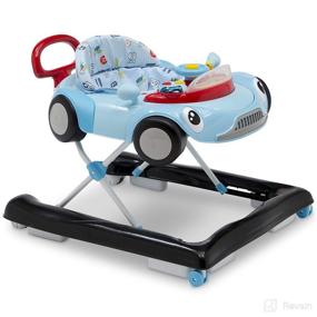 img 2 attached to Delta Children First Race 2-in-1 Walker, 🏎️ Blue: The Ultimate Baby Walker for Little Speedsters