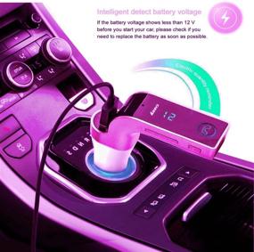 img 2 attached to Bluetooth FM Transmitter For Car Car Electronics & Accessories ... Car Electronics Accessories