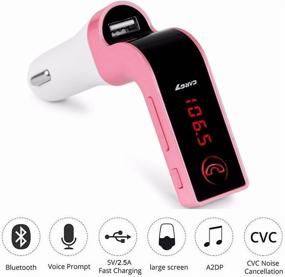 img 4 attached to Bluetooth FM Transmitter For Car Car Electronics & Accessories ... Car Electronics Accessories