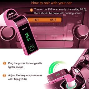 img 3 attached to Bluetooth FM Transmitter For Car Car Electronics & Accessories ... Car Electronics Accessories