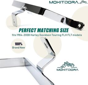 img 1 attached to MoKitDora Saddlebag Fender Compatible 1984 2008 Motorcycle & Powersports