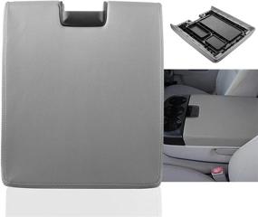 img 4 attached to 🎛️ Gray Center Console Armrest Lid with Latch for Chevy Tahoe/Avalanche (2007-2013), Silverado/GMC Yukon(XL)/Sierra 1500/2500/3500 (2008-2014) - Repair Kit, Replaces OEM 20864154