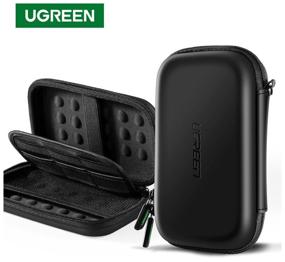 img 4 attached to Organizer UGREEN LP128 (50274) Hard Disk Storage for cables, headphones and hard drives. Size: large (L). Black color
