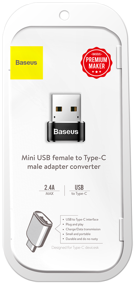img 4 attached to Connector Baseus Male OTG USB - USB Type-C, black