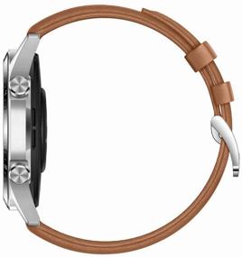 img 4 attached to HUAWEI Watch GT 2 46mm: Stylish Brown Pebble Classic Smart Watch