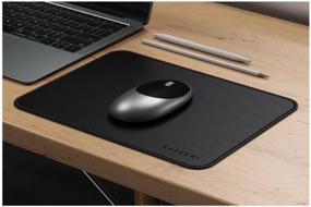 img 4 attached to 🖱️ Satechi Eco-Leather Mouse Pad Black: Premium Quality and Eco-Friendly Design