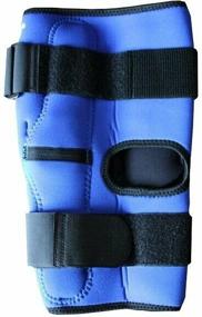 img 3 attached to ORTO Knee brace NKN 149, size XL, height 32 cm, blue/black