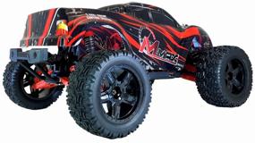 img 4 attached to 🚙 Remo Hobby M-Max Monster Truck, 1:10 Scale, 44.5 cm, Red/Black