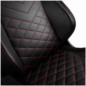 img 4 attached to 🎮 Ultimate Gaming Experience: Noblechairs Epic Computer Chair in Black/Red Imitation Leather