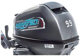 img 4 attached to Boat motor petrol two-stroke Mikatsu M9.9FHS 9.9 h.p. outboard for boats PVC