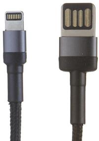 img 4 attached to Cable Baseus Cafule USB - Lightning (CALKLF-H), 2 m, black/grey