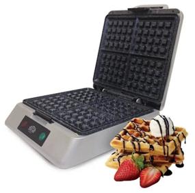 img 2 attached to 🧇 Jardeko Gray Waffle Maker: The Perfect Breakfast Appliance