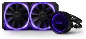 img 4 attached to Water Cooling System for NZXT Kraken X53 CPU, Black/RGB