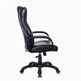 img 1 attached to Executive computer chair Brabix Boss EX-591, upholstery: imitation leather, color: black