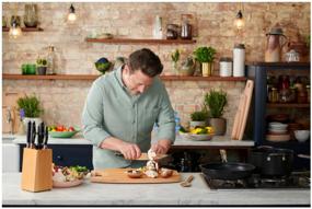 img 2 attached to Шеф-нож Tefal Jamie Oliver K2670144, лезвие 20 см