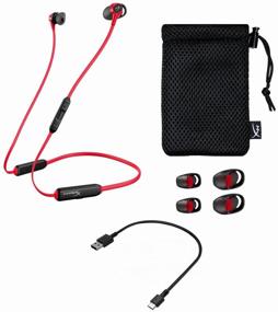 img 2 attached to HyperX Cloud Buds Wireless Headphones in Black/Red