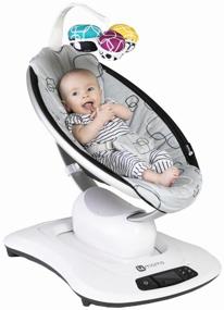 img 4 attached to Chaise lounge 4moms MamaRoo 4.0, gray plush