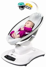 img 4 attached to 4moms MamaRoo 4.0 chaise lounge, silver