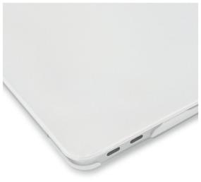 img 1 attached to Case for MacBook Air 13 2020-2018 A1932, A2179, A2337 M1, plastic, white