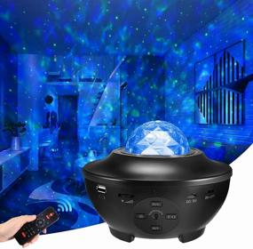 img 2 attached to Night light Cubris starry sky projector with remote control / night light for children / lamp with USB and Bluetooth Bluetooth speaker and MP3 player