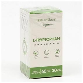 img 3 attached to NATURALSUPP L-Tryptophan 500мг Триптофан (60 капсул)