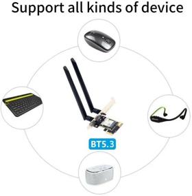 img 1 attached to Bluetooth Wi-Fi adapter Intel AX210NGW, black