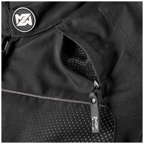 img 4 attached to Moteq Clyde Textile Jacket Black/White M