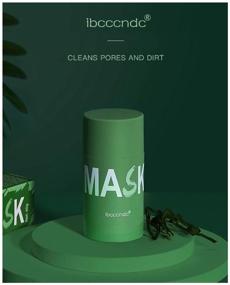 img 4 attached to Ibcccndc Cleansing mask-stick against black dots and acne Green tea face mask stick, 40 g