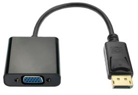 img 1 attached to DisplayPort to VGA adapter/adapter, for monitors, laptops, PC