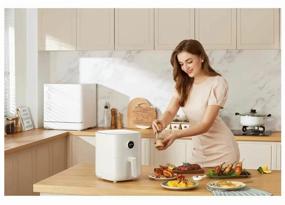 img 4 attached to 🍳 Xiaomi Mijia Smart Air Fryer 3.5L White - Advanced Air Fryer for Improved Cooking Experience