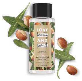 img 1 attached to Shea Butter & Sandalwood Happiness & Moisturizing Hair Cleanser by Love Beauty and Planet