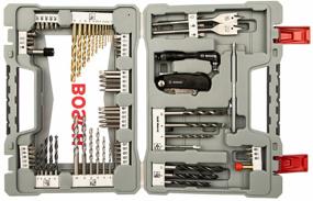 img 4 attached to BOSCH Premium X-Line 76 tool kit (2608P00234), 76 pcs, gray