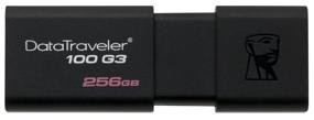 img 4 attached to Kingston DataTraveler flash drive 100 G3 256 GB, 1 pc. black