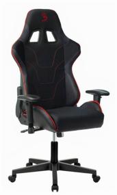 img 4 attached to 💺 Ultimate Gaming Comfort: Bloody GC-400 Computer Chair with Imitation Leather/Textile Upholstery in Sleek Black