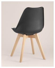 img 4 attached to STOOL GROUP Frankfurt chair set, plastic/artificial leather, 4 pcs., color: black