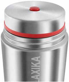 img 4 attached to Thermos for food Relaxika 301 in a thermocase, 1 l, silver