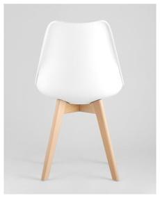 img 4 attached to Стул STOOL GROUP Frankfurt, массив дерева/искусственная кожа, цвет: белый