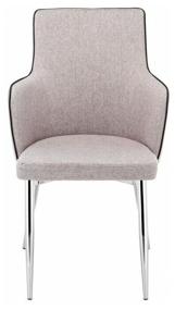 img 4 attached to Woodville Benza chair, metal/textile, color: beige