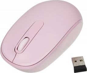 img 4 attached to Wireless compact mouse Microsoft Wireless Mobile Mouse 1850, pink