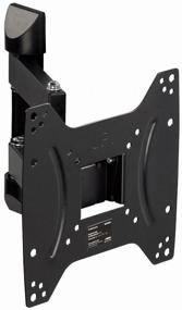 img 4 attached to 🖼️ HAMA H-118101 Black Wall Bracket: Space-saving Solution for Enhanced Viewing Experience