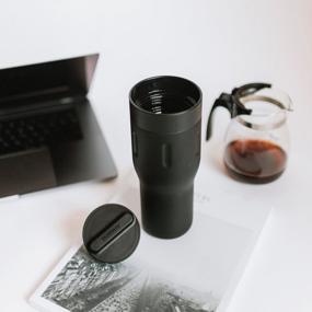 img 4 attached to Bobber Bobber Tumbler thermo mug (470 ml, Black Coffee)