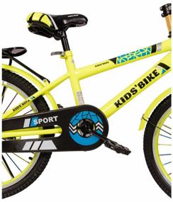 img 4 attached to Four-wheel children's bicycle KIDS" BIKE ZT-022, wheel diameter 20", yellow