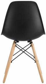 img 4 attached to STOOL GROUP Style DSW chair set, metal, 4 pcs., color: black